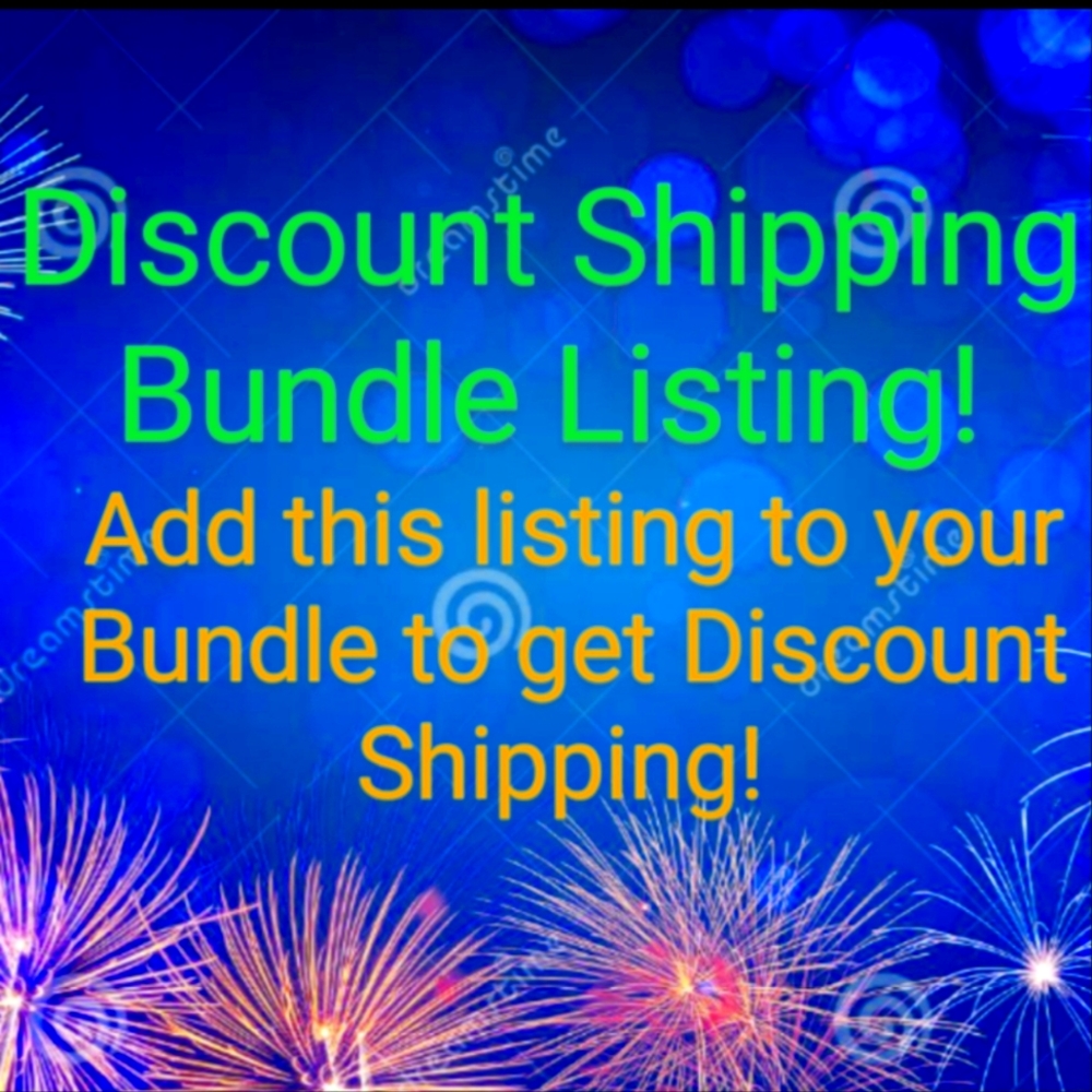 Add this listing to your Bundle to get Discount Shipping!